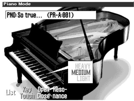 ROLAND FANTOM X8 - Réglage du toucher du clavier (key touch) - 1