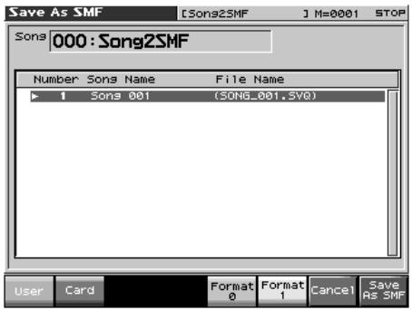 ROLAND FANTOM X8 - Attribuez un nom au song - 3