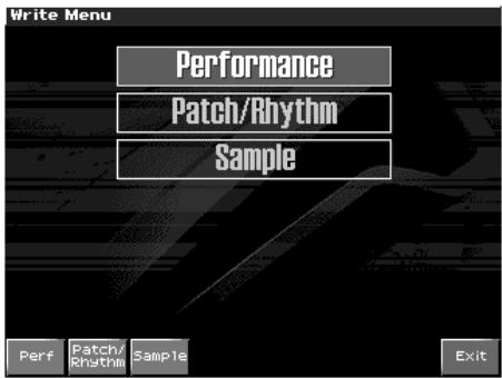 ROLAND FANTOM X8 - Sauvegarde d'une performance nouvelle créée (write) - 1