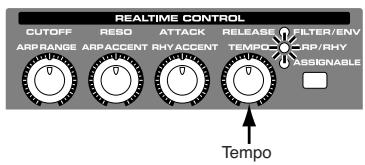 ROLAND FANTOM X8 - Tempo de l'arpégiateur - 2