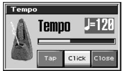 ROLAND FANTOM X8 - Choix du tempo pour la lecture d'un pattern - 1