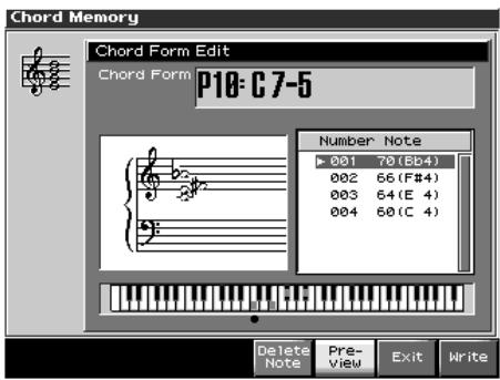 ROLAND FANTOM X8 - Création de formes d'accords personnalisées - 1