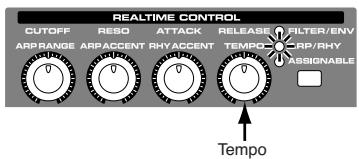ROLAND FANTOM X8 - Choix du tempo pour la lecture d'un pattern - 2