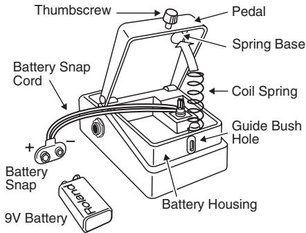 ROLAND FBM-1 - Changing the Battery - 1