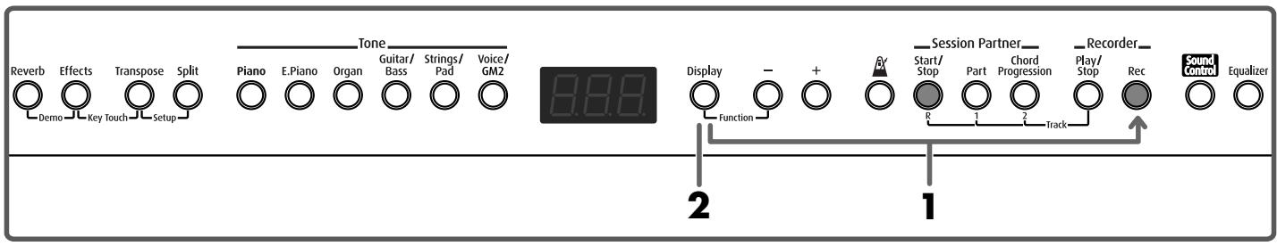 ROLAND FP-2 - Erasing Recorded Performances - 1