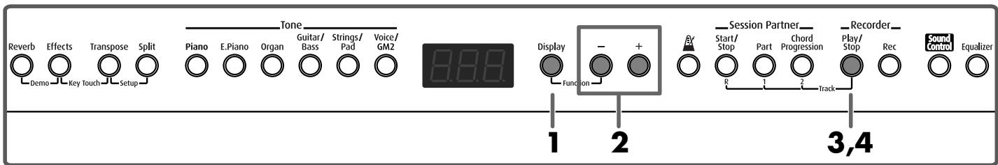 ROLAND FP-2 - Listening to Internal Songs - 2