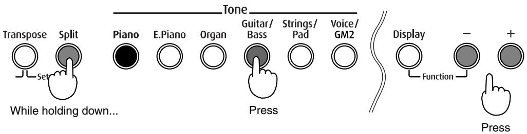 ROLAND FP-2 - Changing the Lower Tone - 1