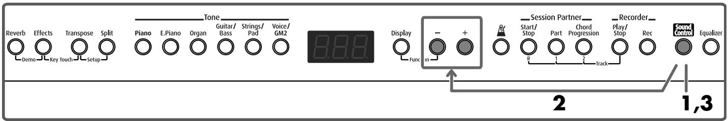 ROLAND FP-2 - Boosting the Low-Frequency Range (Sound Control) - 1