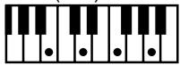 ROLAND FP-2 - Chord Fingering List - 260