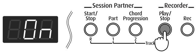 ROLAND FP-2 - Setting the Chord Display On or Off - 1