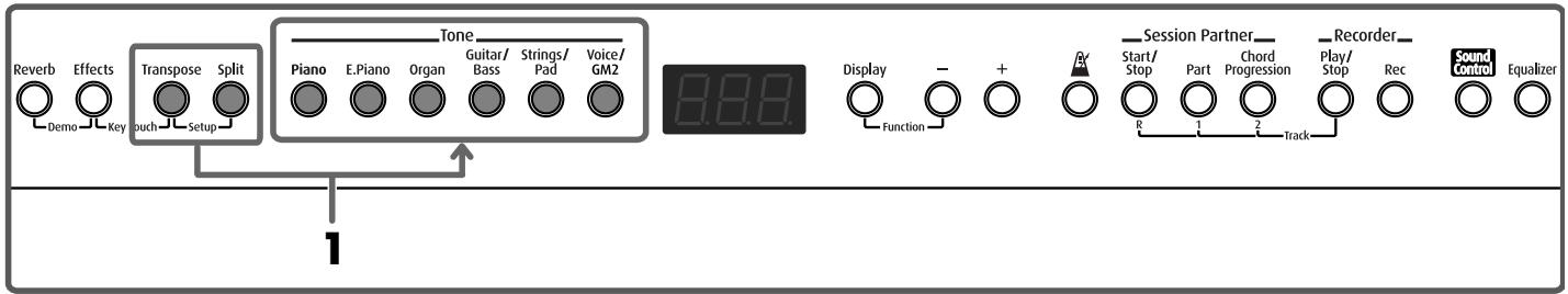 ROLAND FP-2 - Storing Settings (Setup) - 2