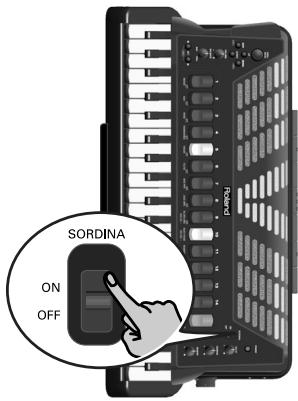SORDINA ON OFF