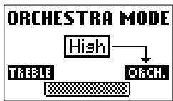 ROLAND FR-7B - Sélection du mode orchestra - 7