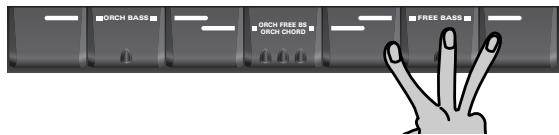 ROLAND FR-7B - Jeu en mode de basses libres ("free bass") - 1
