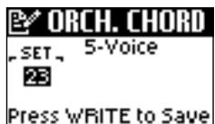 ROLAND FR-7B - Sauvegarde de vos changements - 4