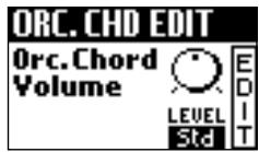 ROLAND FR-7B - Régler le volume du son ORCH CHORD - 2