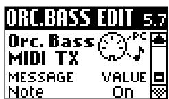 ROLAND FR-7B - Orc bass MIDI TX - 1