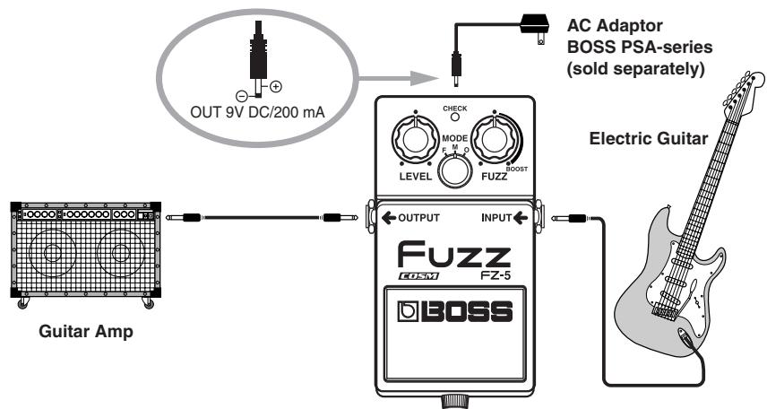 ROLAND FZ-5 - When powering down: - 1