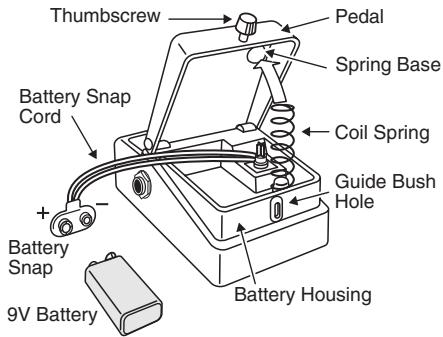 ROLAND FZ-5 - Changing the Battery - 1