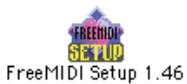 ROLAND GI-20 - Open the "FreeMIDI Applications" folder, and double-click the "FreeMIDI Setup" icon. - 1