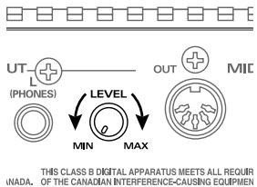 ROLAND GR-20 - Adjusting the Output Level - 1