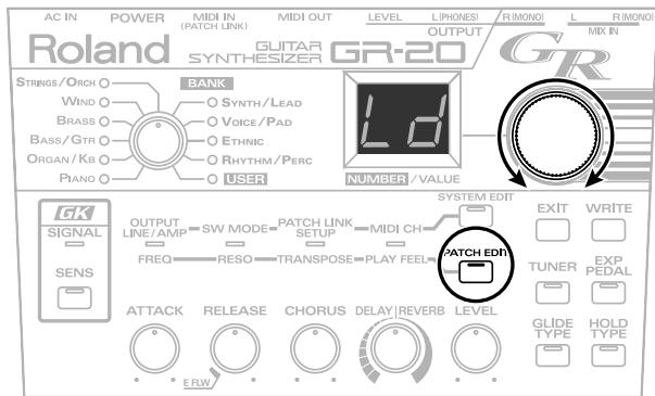 ROLAND GR-20 - Loading Patches and System Parameter Settings From an External Device (BULK LOAD) - 2