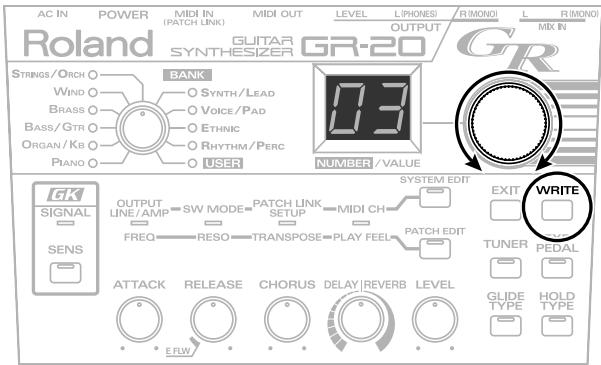 ROLAND GR-20 - NOTE - 1