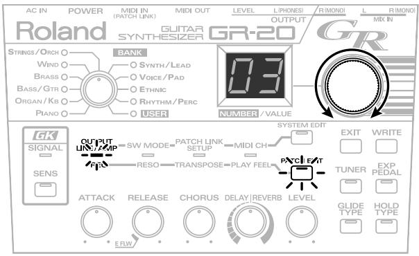 ROLAND GR-20 - Editing Other Parameters - 1