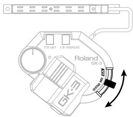 ROLAND GR-20 - Switching between the Synth Sound and Guitar Sound - 1