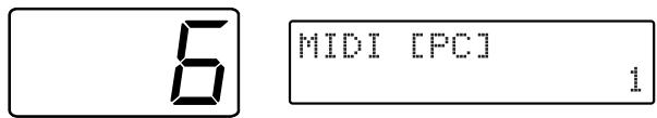 ROLAND GR-33 - Changing the Program Change Number Sent to the External Device During Patch Selection - 1