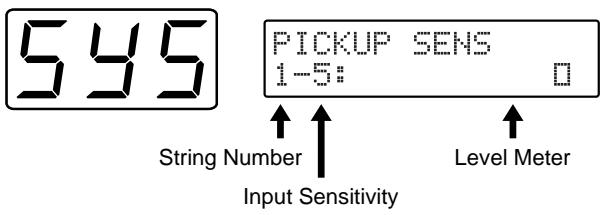 ROLAND GR-33 - Procedure for Setting Input Sensitivity - 1