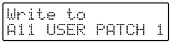 ROLAND GR-33 - Performing a Patch Write - 2