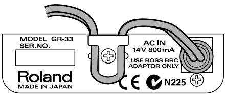 ROLAND GR-33 - Making Connections - 2