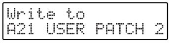 ROLAND GR-33 - Performing a Patch Write - 4