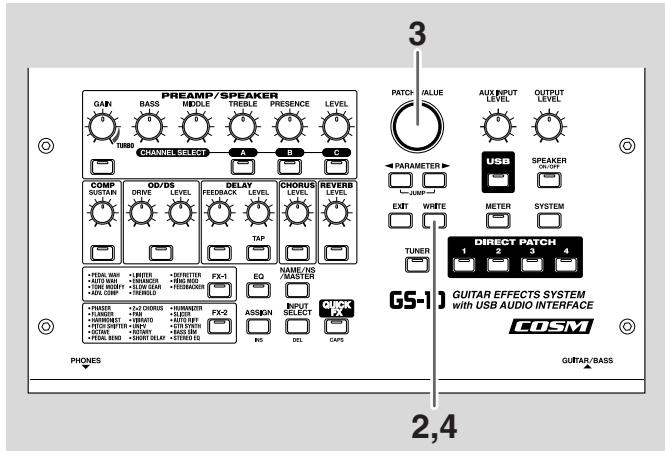 ROLAND GS-10 - Copying Patches - 1