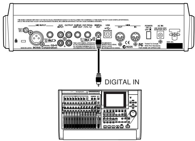 ROLAND GS-10 - Using the Digital Output - 1
