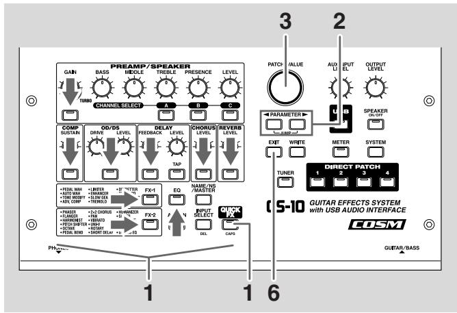 ROLAND GS-10 - Making More Precise Effect Settings - 1