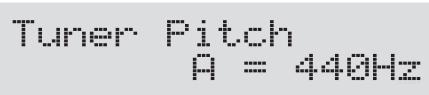 ROLAND GS-10 - Changing the Reference Pitch (435-445 Hz) - 1