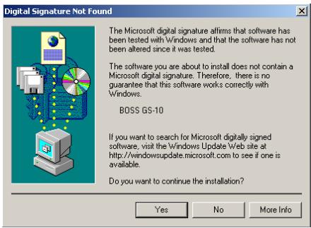 ROLAND GS-10 - In the dialog box that appears, input the following into the "Open" field, and click [OK]. - 3