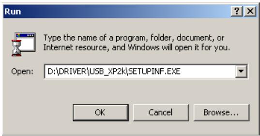 ROLAND GS-10 - In the dialog box that appears, input the following into the "Open" field, and click [OK]. - 1
