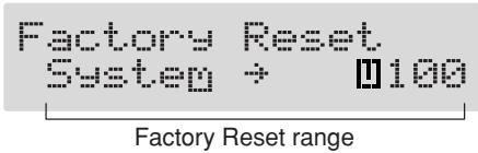 ROLAND GS-10 - Restoring the Factory Settings (Factory Reset) - 2