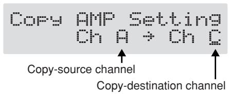 ROLAND GS-10 - Copying the PREAMP/SPEAKER Settings to Another Channel - 2