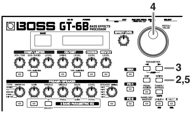 ROLAND GT-6B - Exchanging Patches - 1