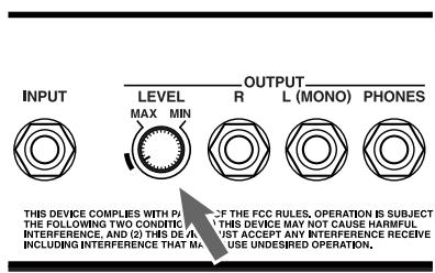 ROLAND GT-6B - Adjusting the Output Level - 1