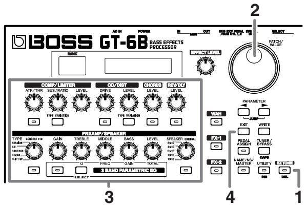 ROLAND GT-6B - Getting the Tones You Want- Fast (EZ Tone) - 1