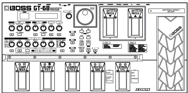 ROLAND GT-6B - How to Switch Patches - 1