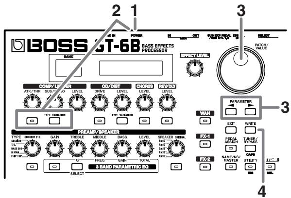 ROLAND GT-6B - Restoring the Factory Settings (Factory Reset) - 1