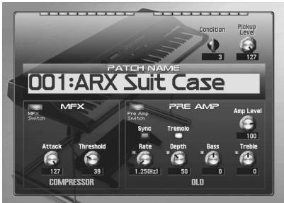 ROLAND ARX-02 - The Basic Screen - 1