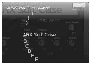 ROLAND ARX-02 - Saving a patch (on the Fantom-G) - 1