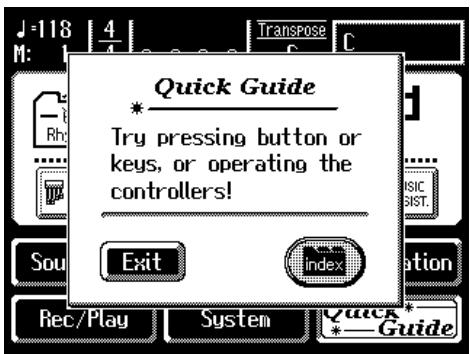 ROLAND AT-60SL - Touch on the Main screen. - 1